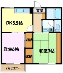 コーポ鮎津の物件間取画像